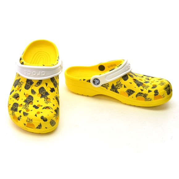 crocs pineapple